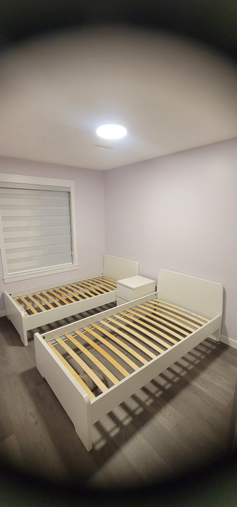 IKEA WHITE ASKVOLL TWIN BED X 2