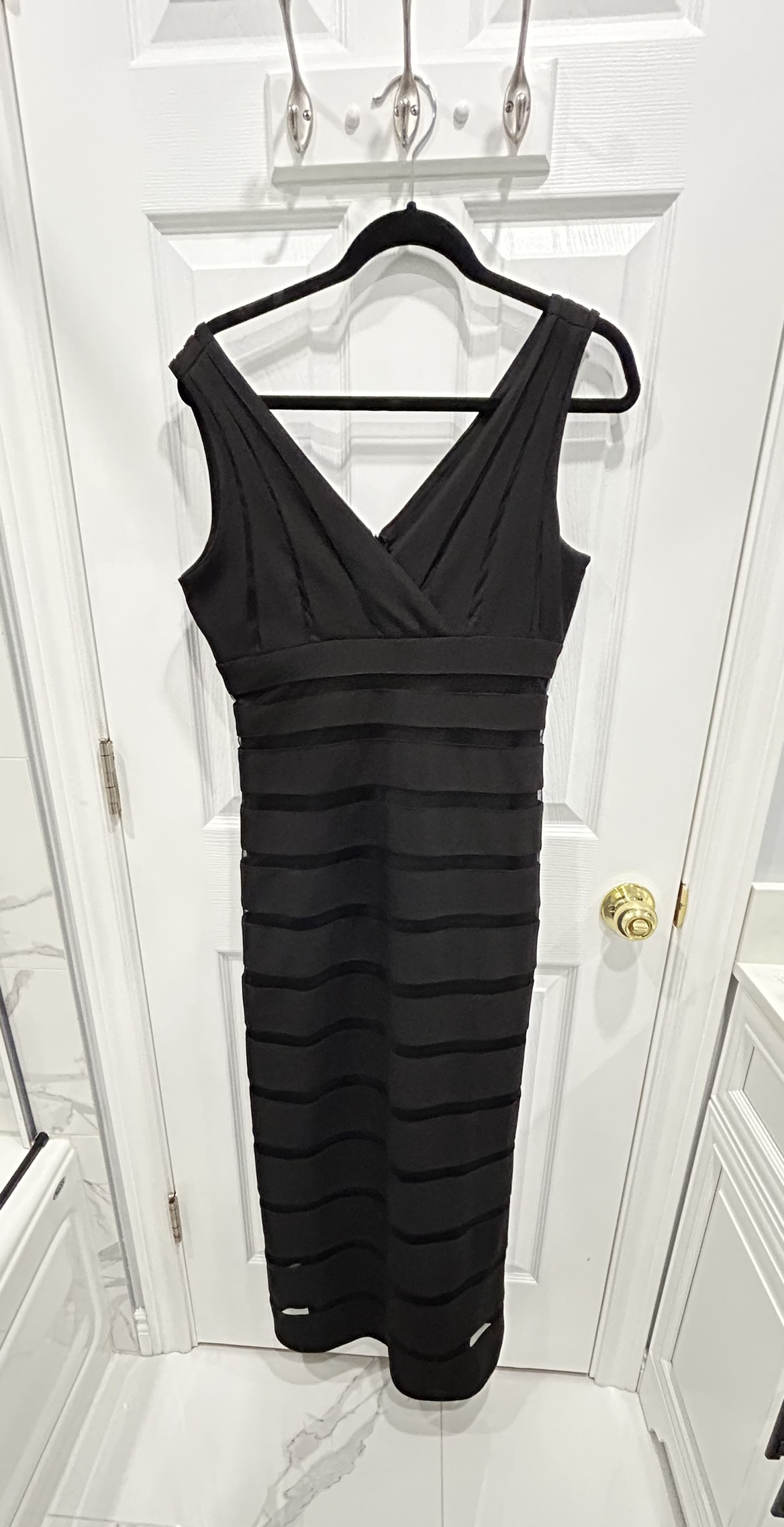 Black long dress thumbnail