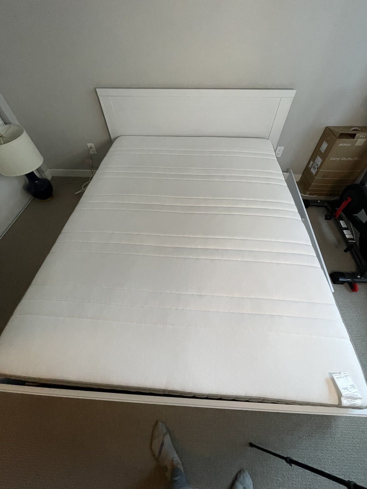 IKEA Bursali Queen bed with storage