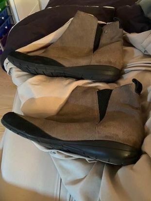 Suede booties