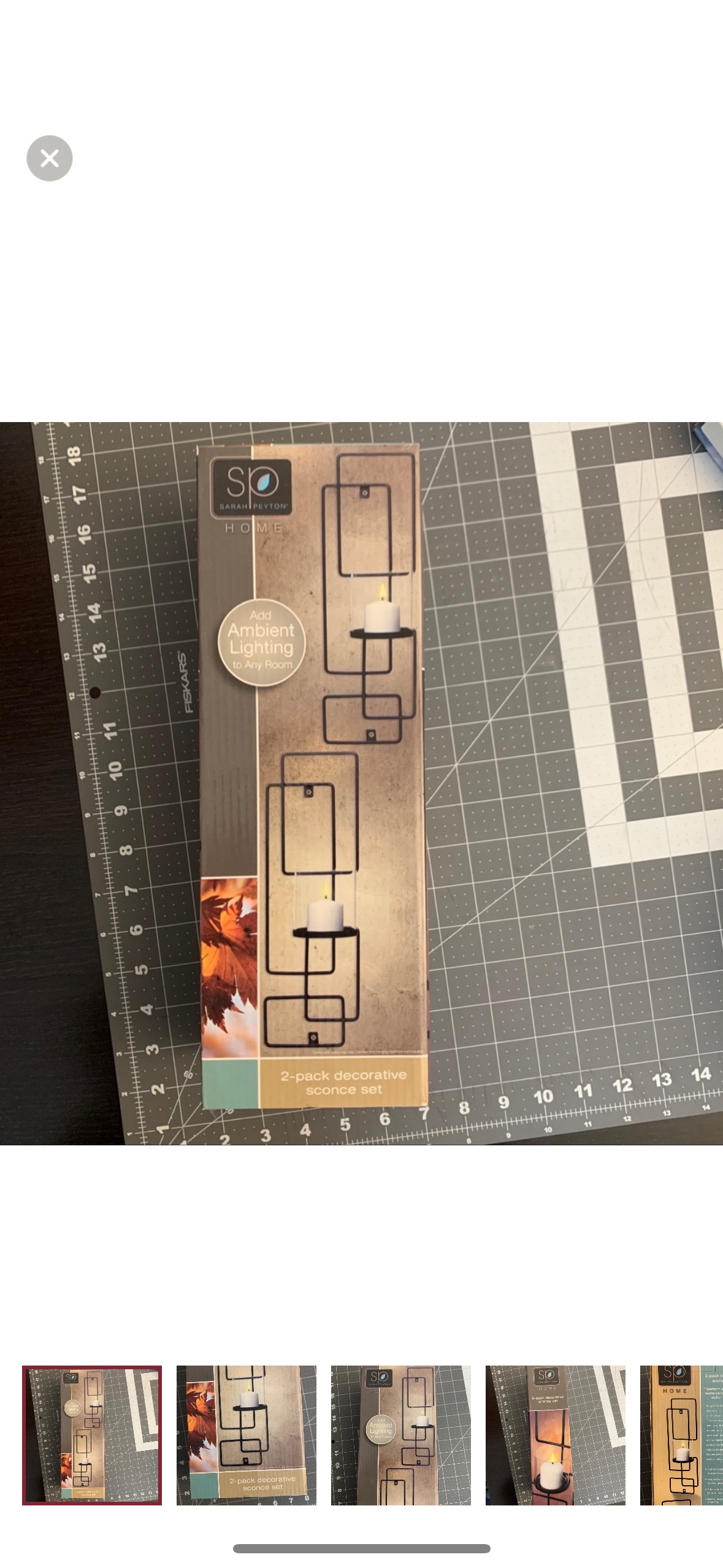 Decorative sconce set thumbnail