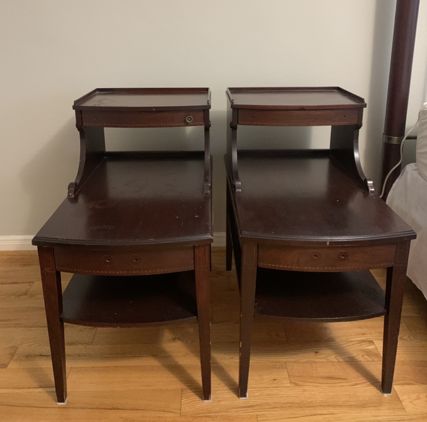 Two mahogany stand thumbnail