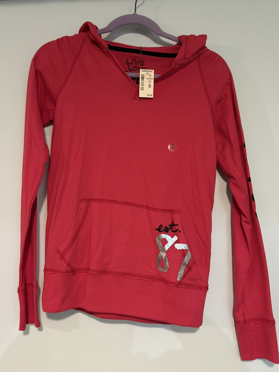 Hot pink Aeropostale shirt