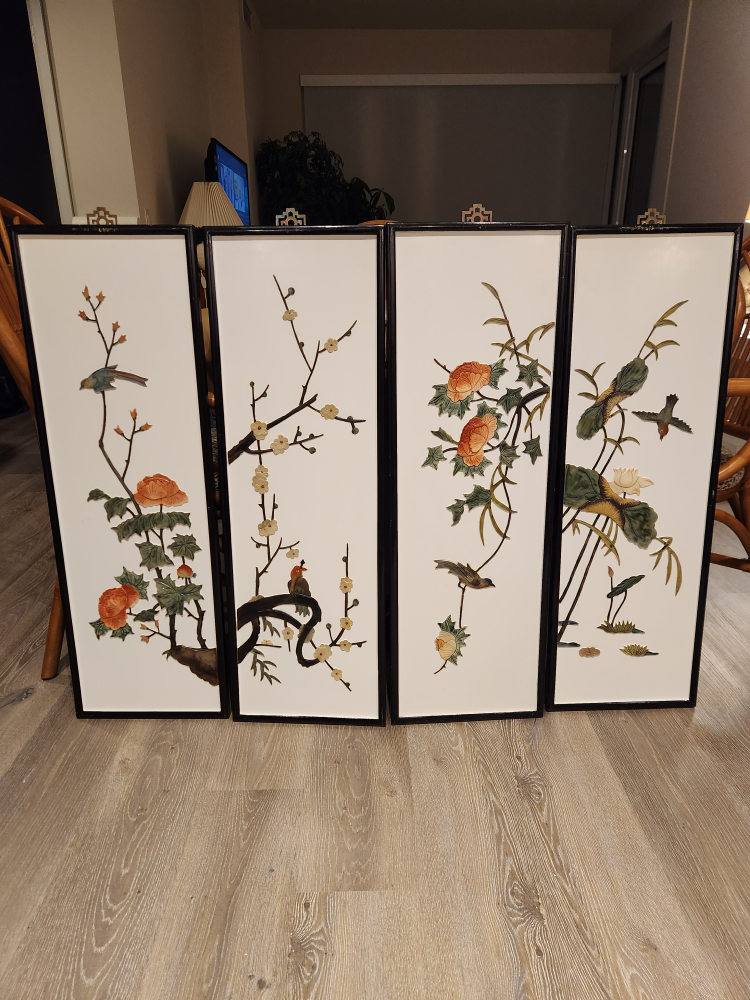 The Seasons - Hand made art work on wood (Collectible)