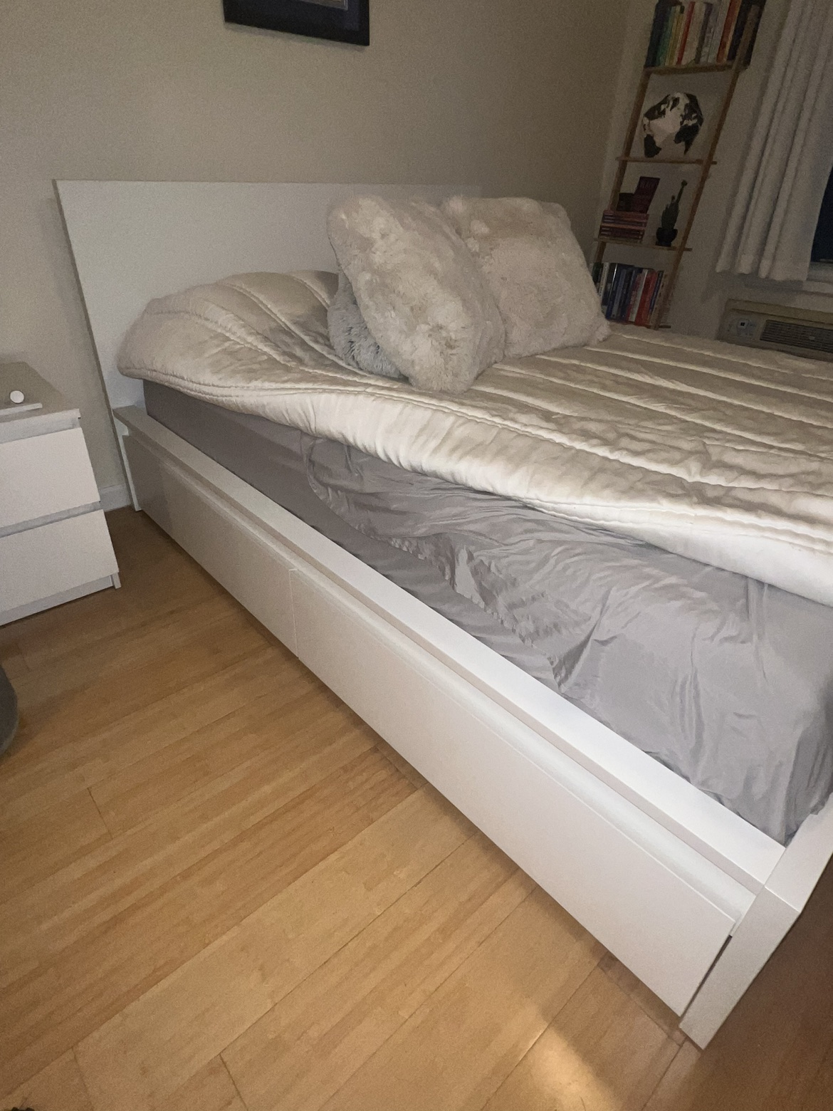 IKEA Queen Bed Frame with 4 Storage Boxes - TAKING BEST OFFER - photo 4