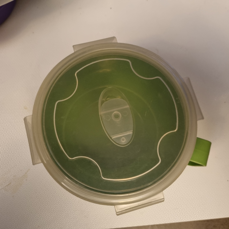 Used Plastic Soup Container