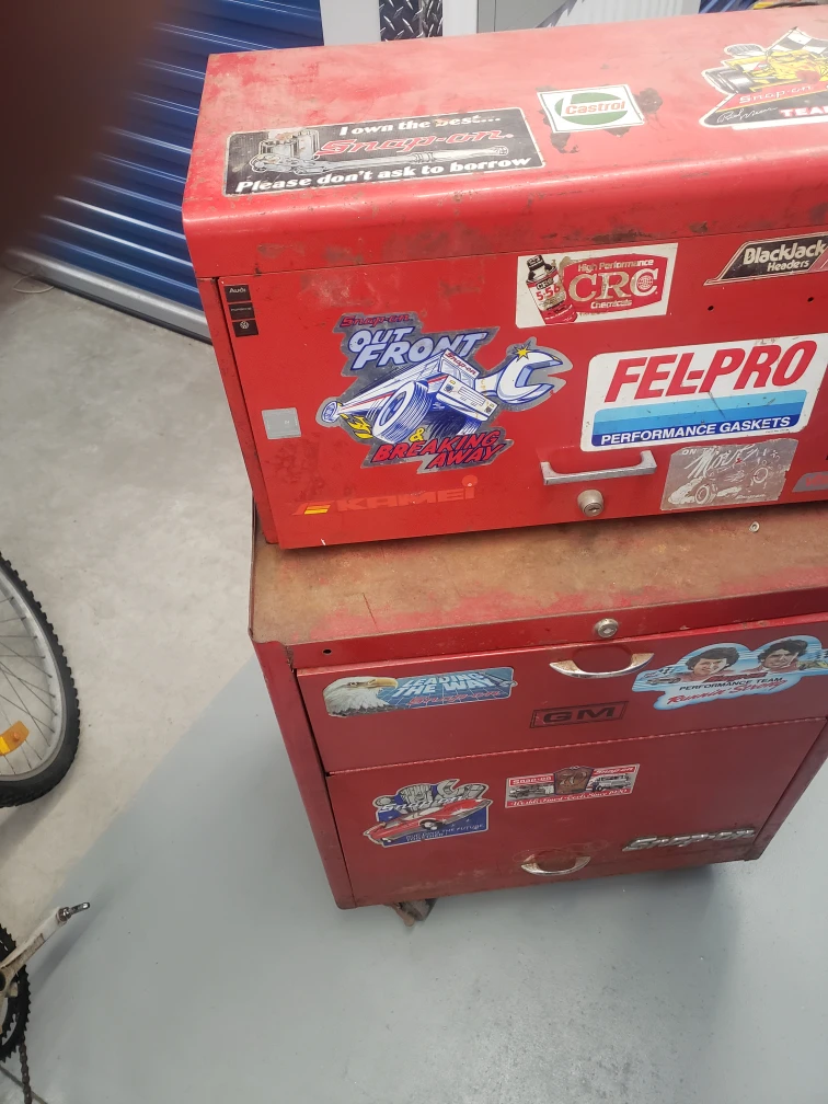 Snap on Toolbox filled with tools