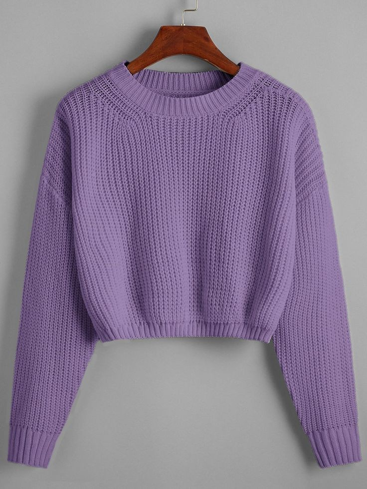 purple sweater