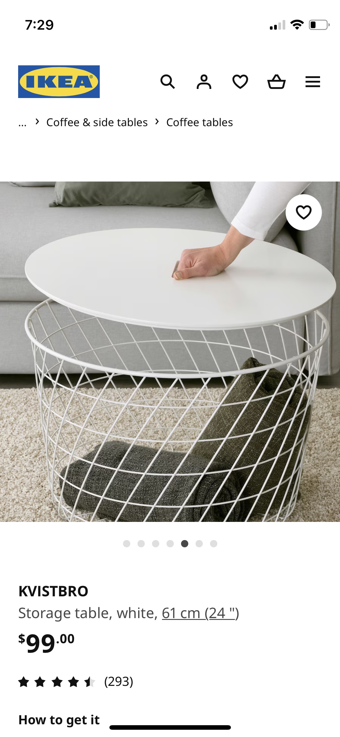 Ikea Coffee Table - photo 3