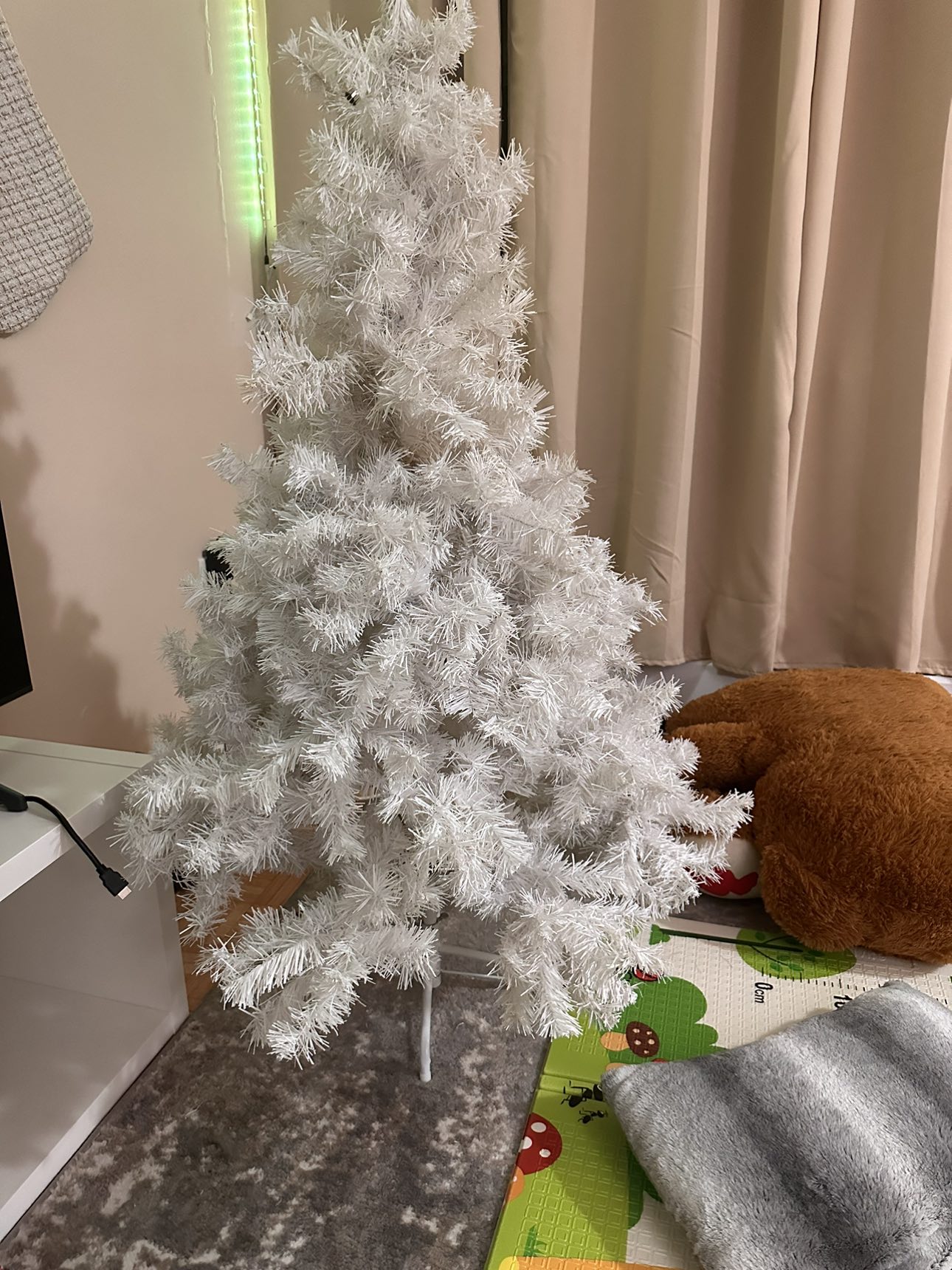 5ft White Christmas Tree - photo 3