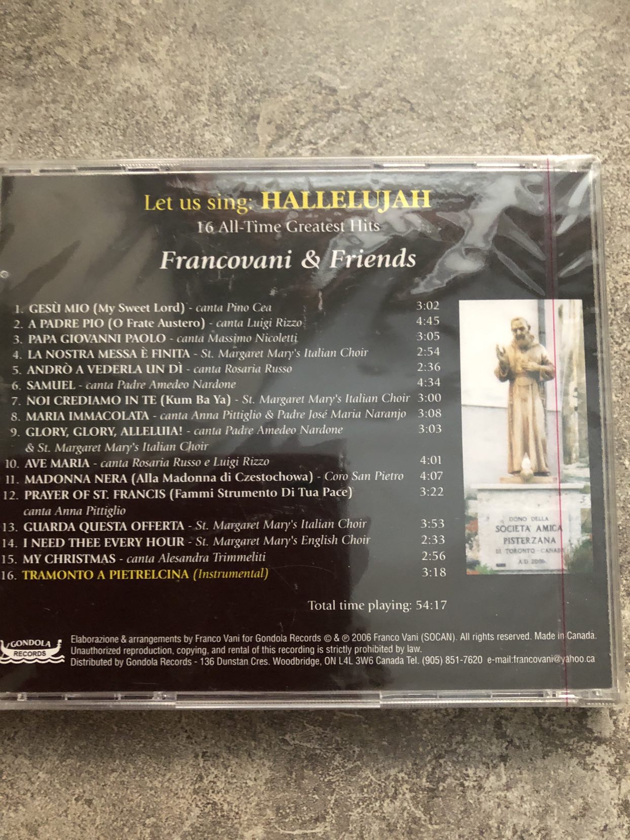 BNIP CD Italiano - Francovani & Friends Cantiamo Alleluia image indicator(2)