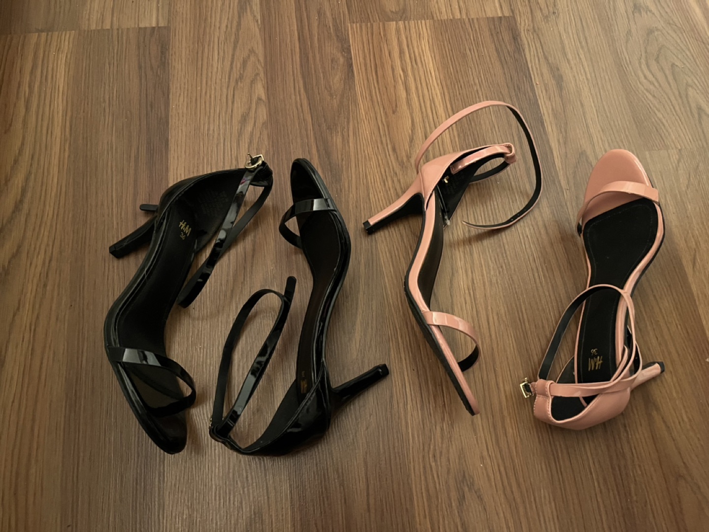 Strappy sandals - Black & Pink - 2 pairs - photo 5