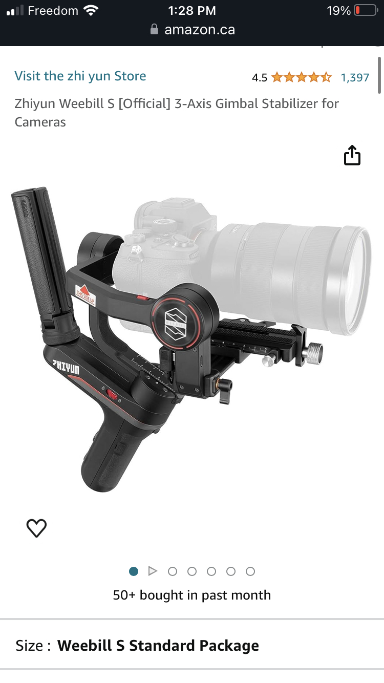 Zhiyun Weebil S Gimbal - photo 4