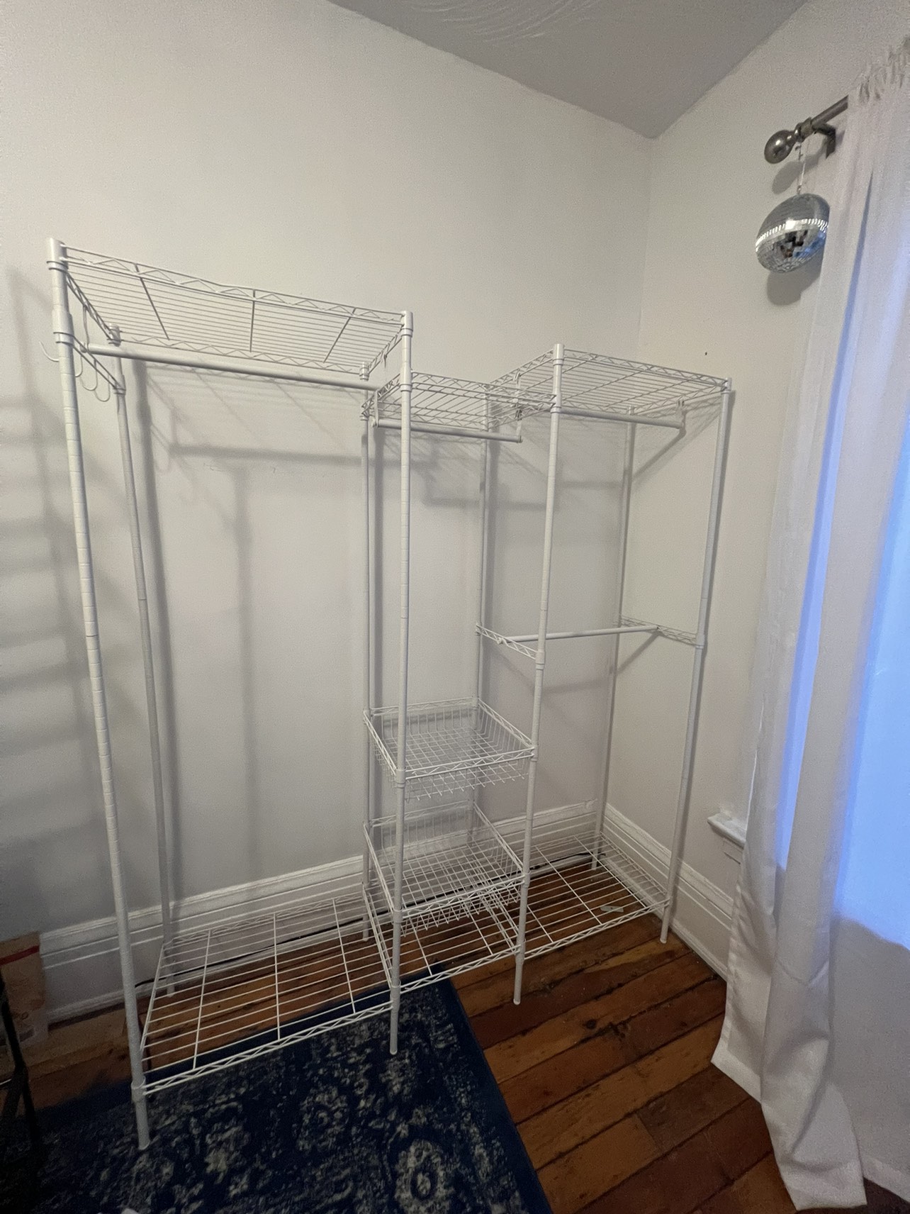 White Metal Wardrobe