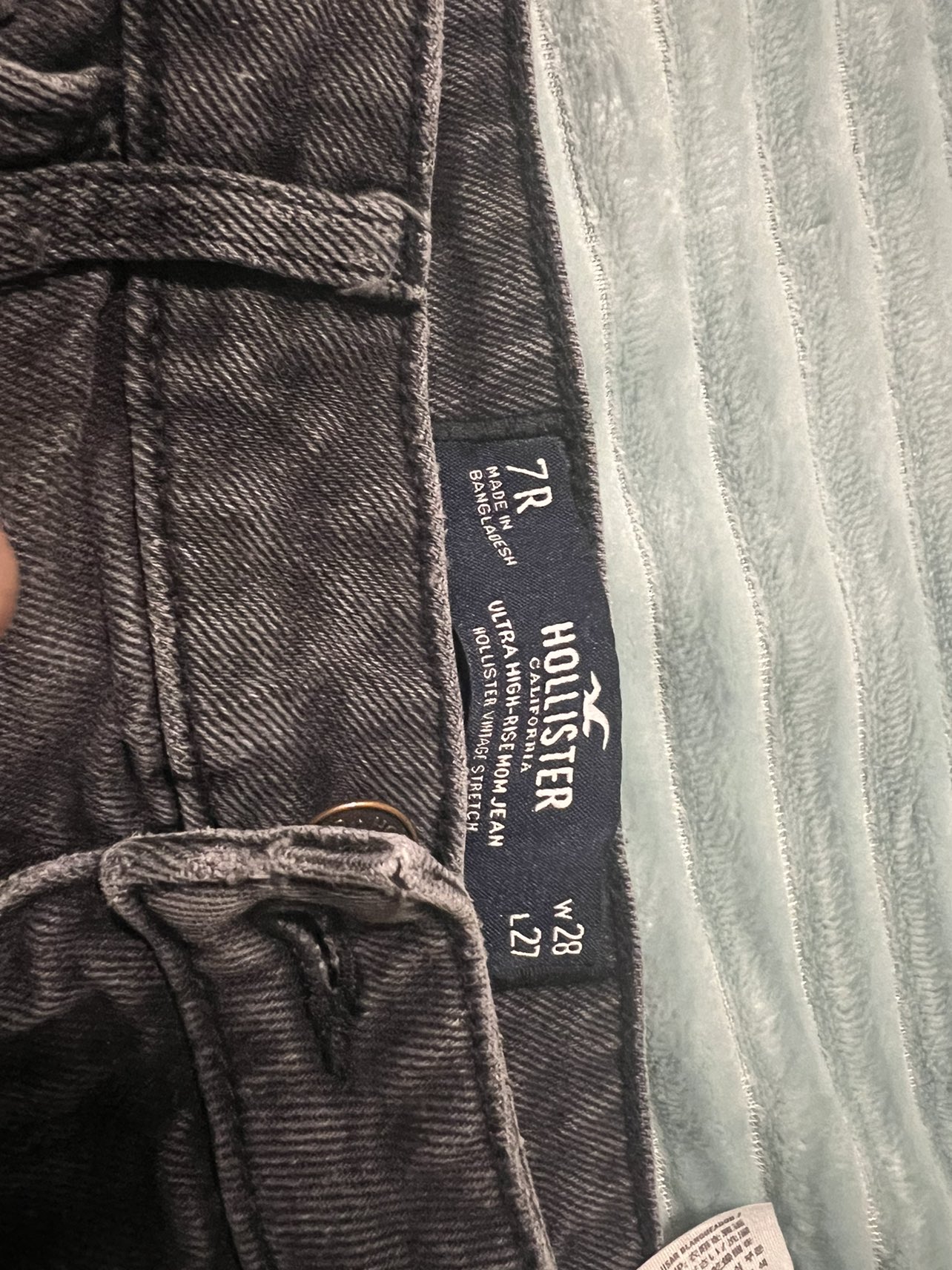 Black Straight Baggy Jeans image indicator(3)
