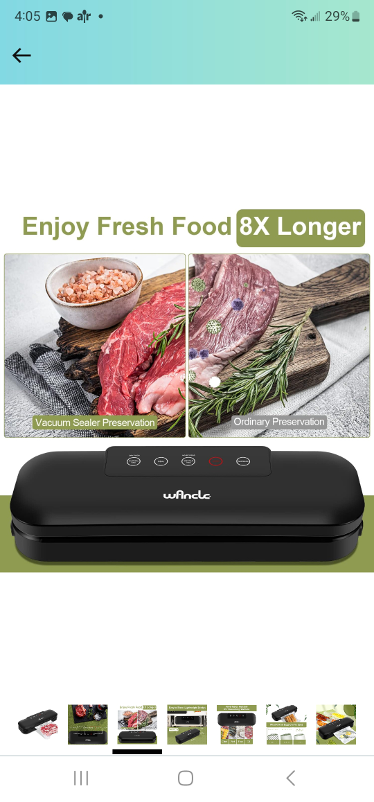 Wancle Vacuum Sealer - photo 2