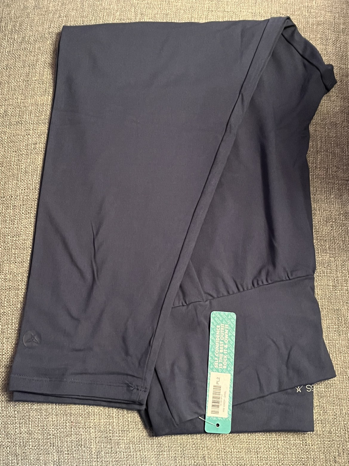 Sweetlegs plus2 crop navy