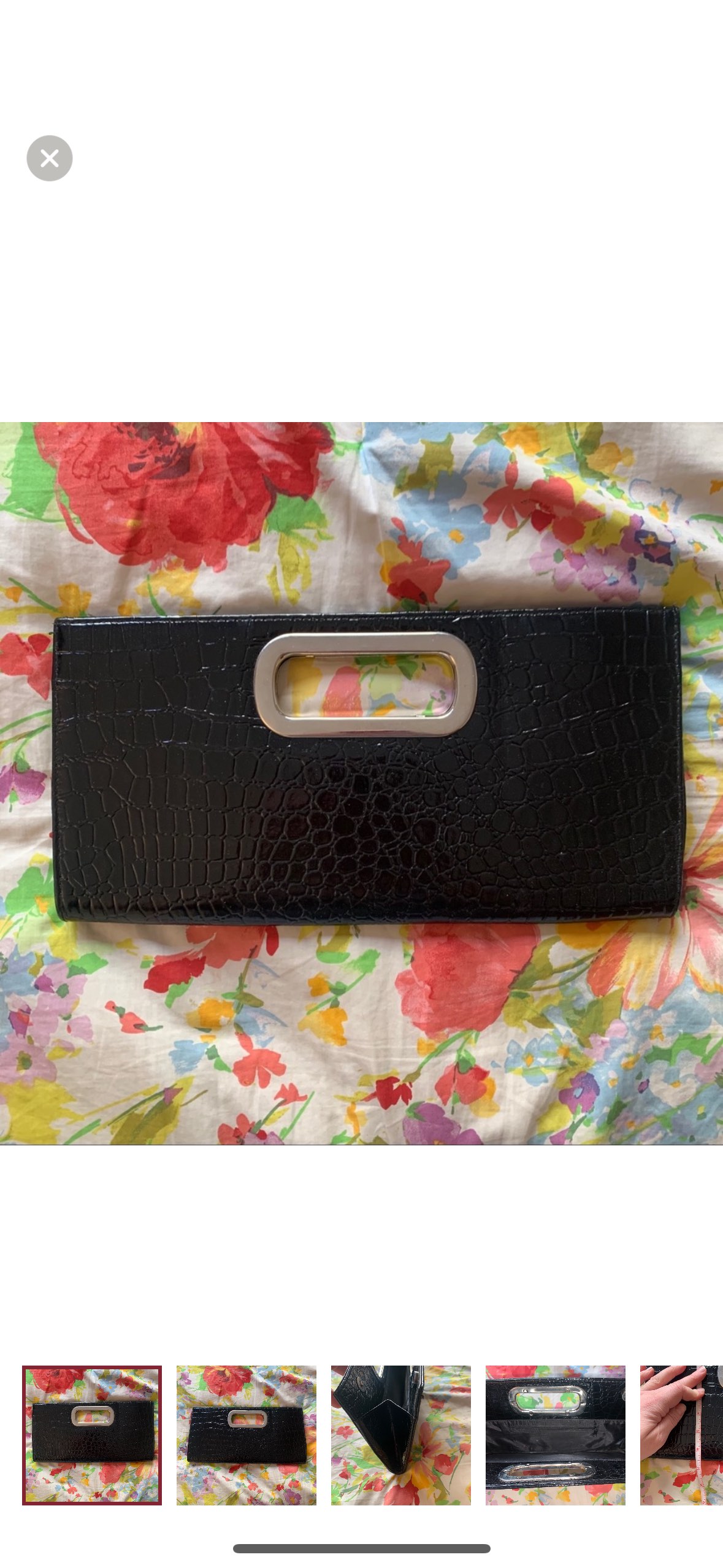 Black clutch thumbnail