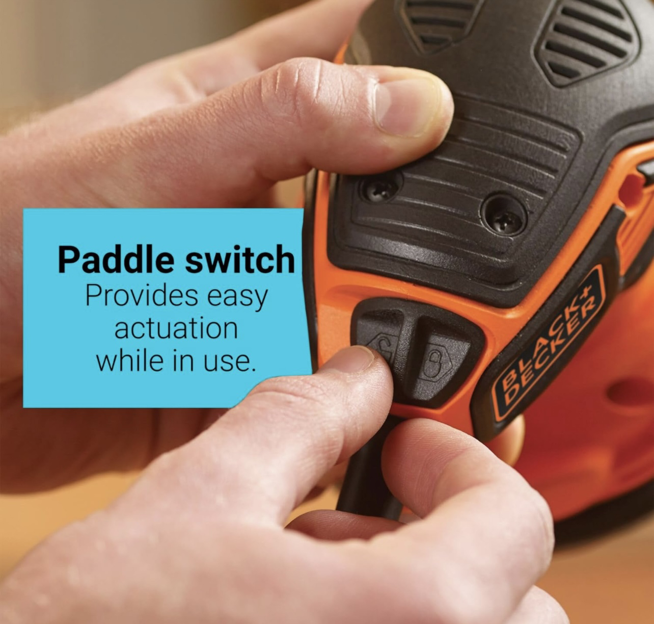 Black +Decker Orbit sander with sander pads (BRAND NEW) image indicator(2)