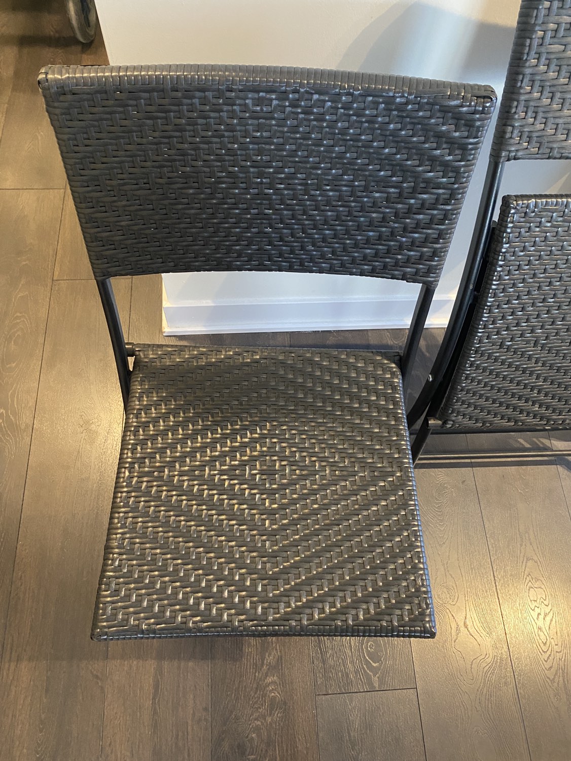 Foldable bistro chairs X 2 - photo 2