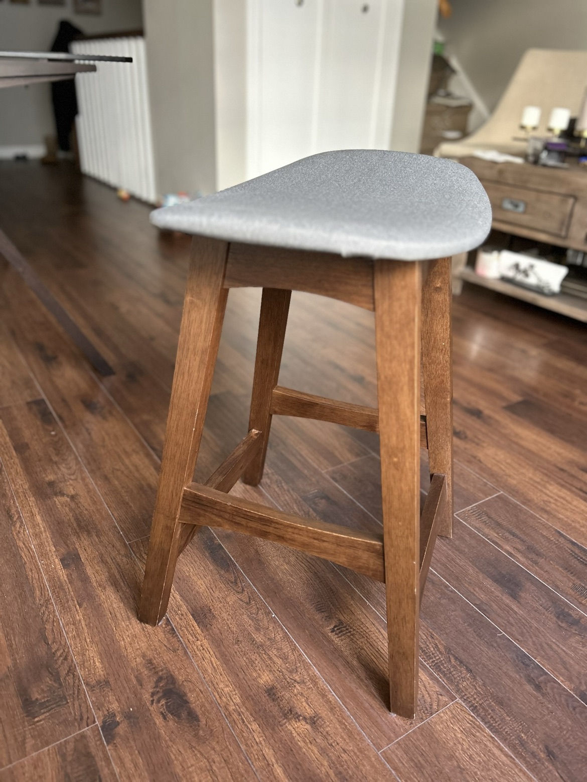 Two wooden stools - photo 2