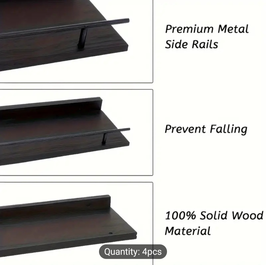 [NEW] 4PC Set Floating Shelves image indicator(10)