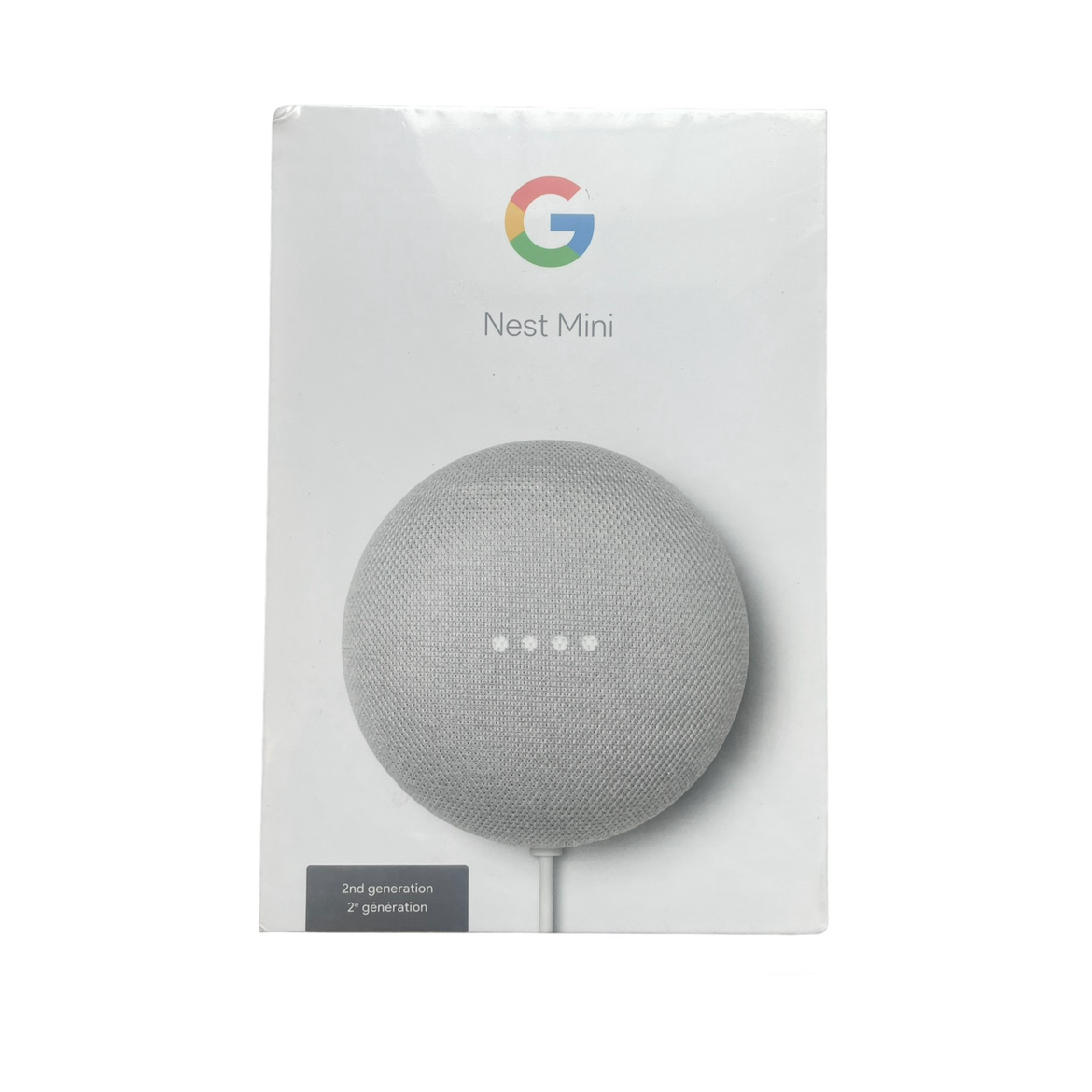Google Nest Mini (2nd Gen) Smart Speaker in Chalk thumbnail