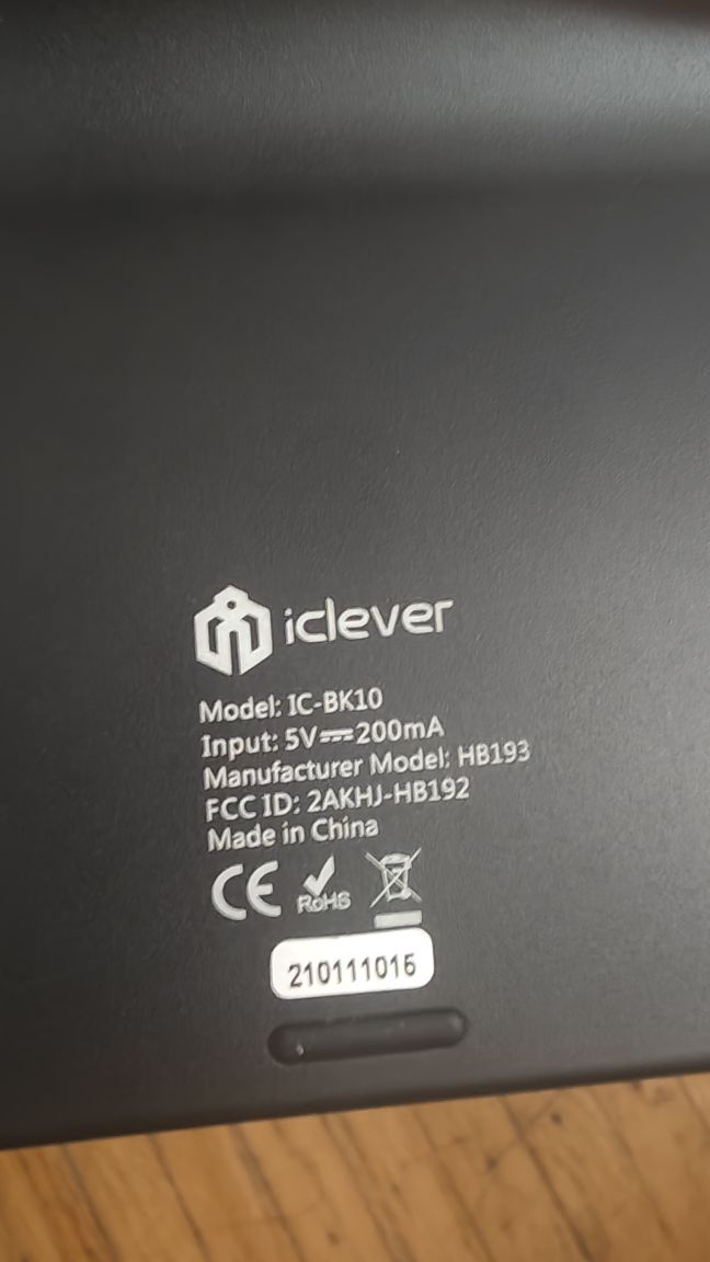 iClever Bluetooth Keyboard HB192 image indicator(4)