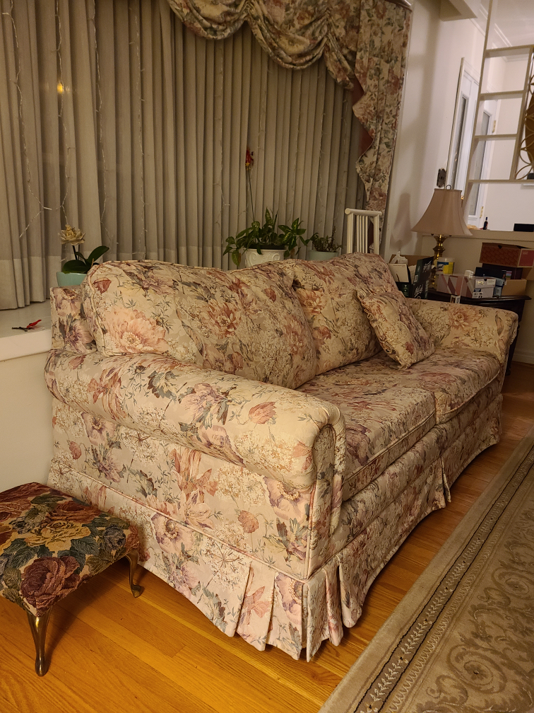 Flowered Couch
