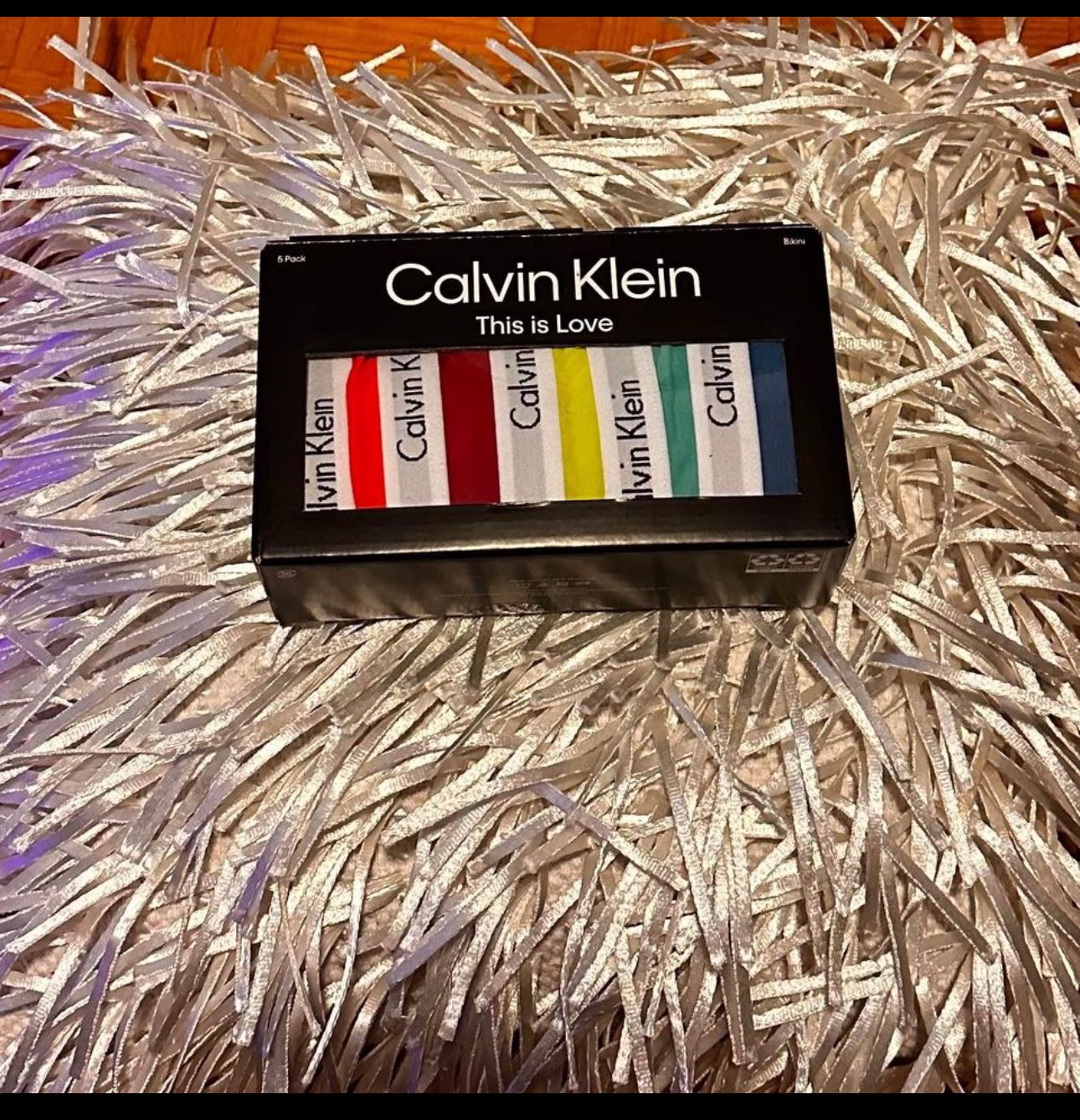 WOMENS 5PC BIKINI PANTIES (CALVIN KLEIN) SIZE:1X thumbnail
