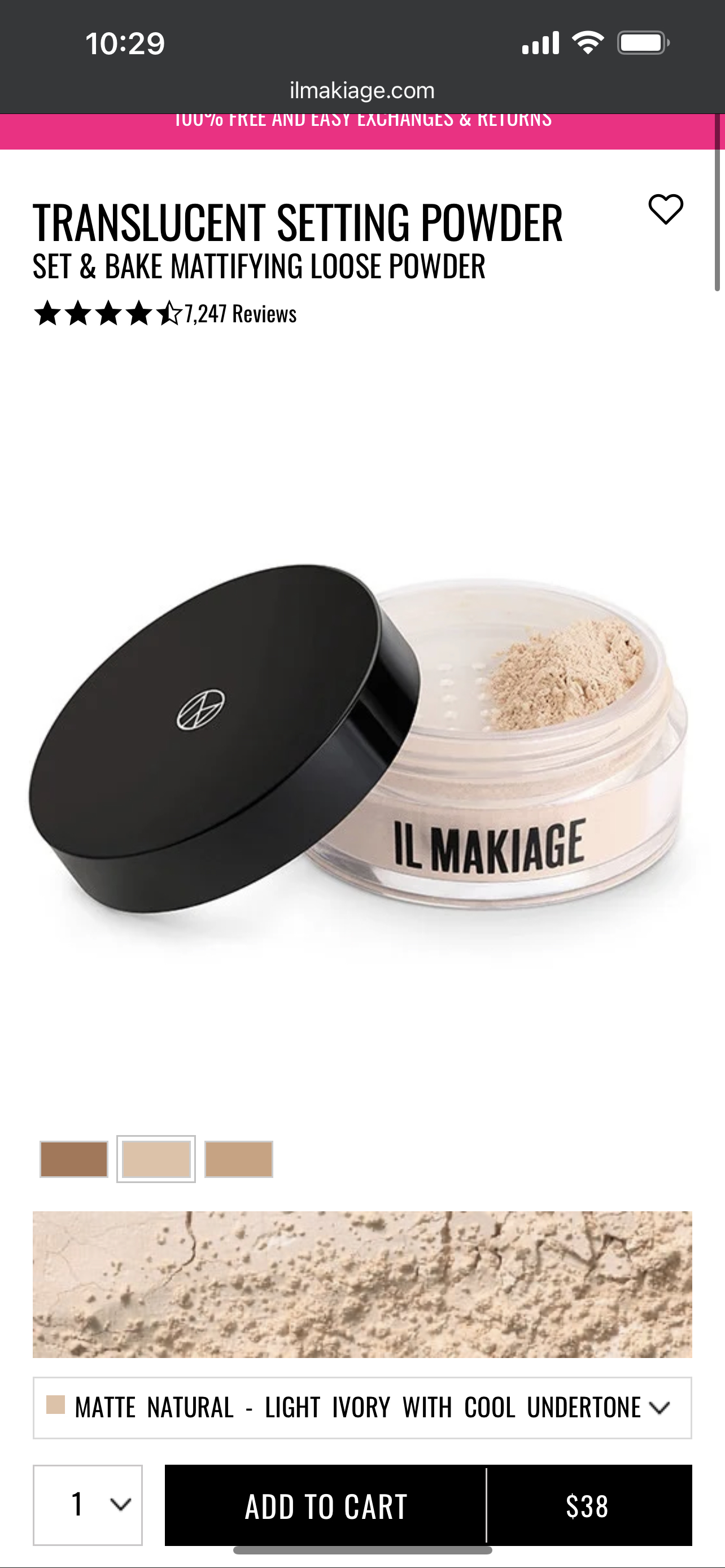 Make up setting powder - photo 4