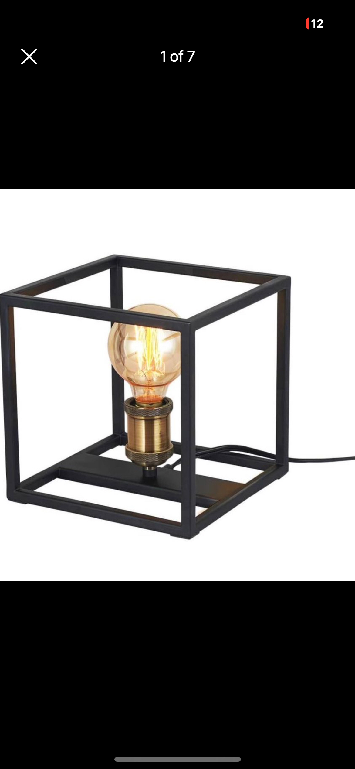 Table Lamp With Bulb