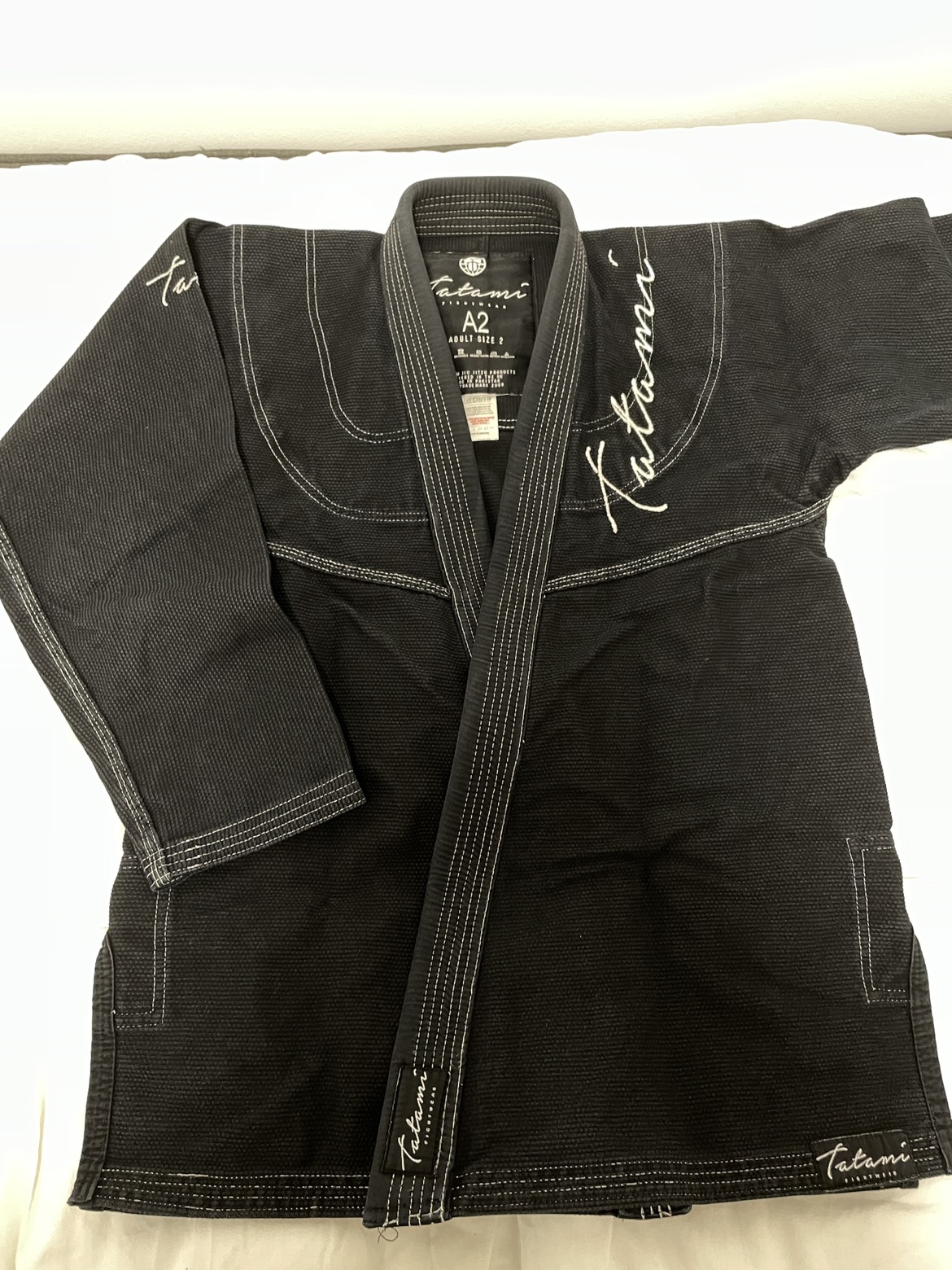 A2 TATAMI Gi Kimono Black - BJJ