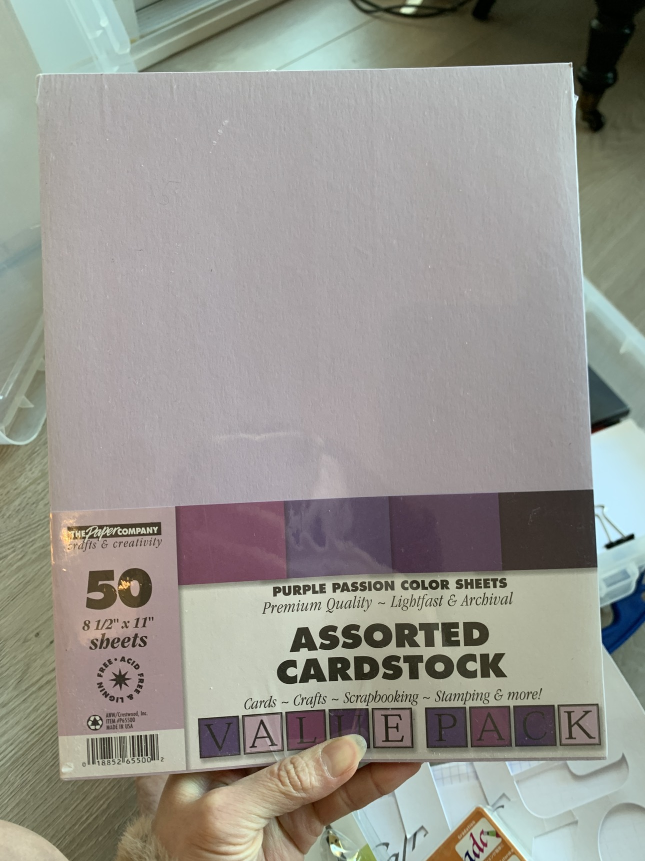 NEW — Assorted Cardstock in Purple Passion thumbnail