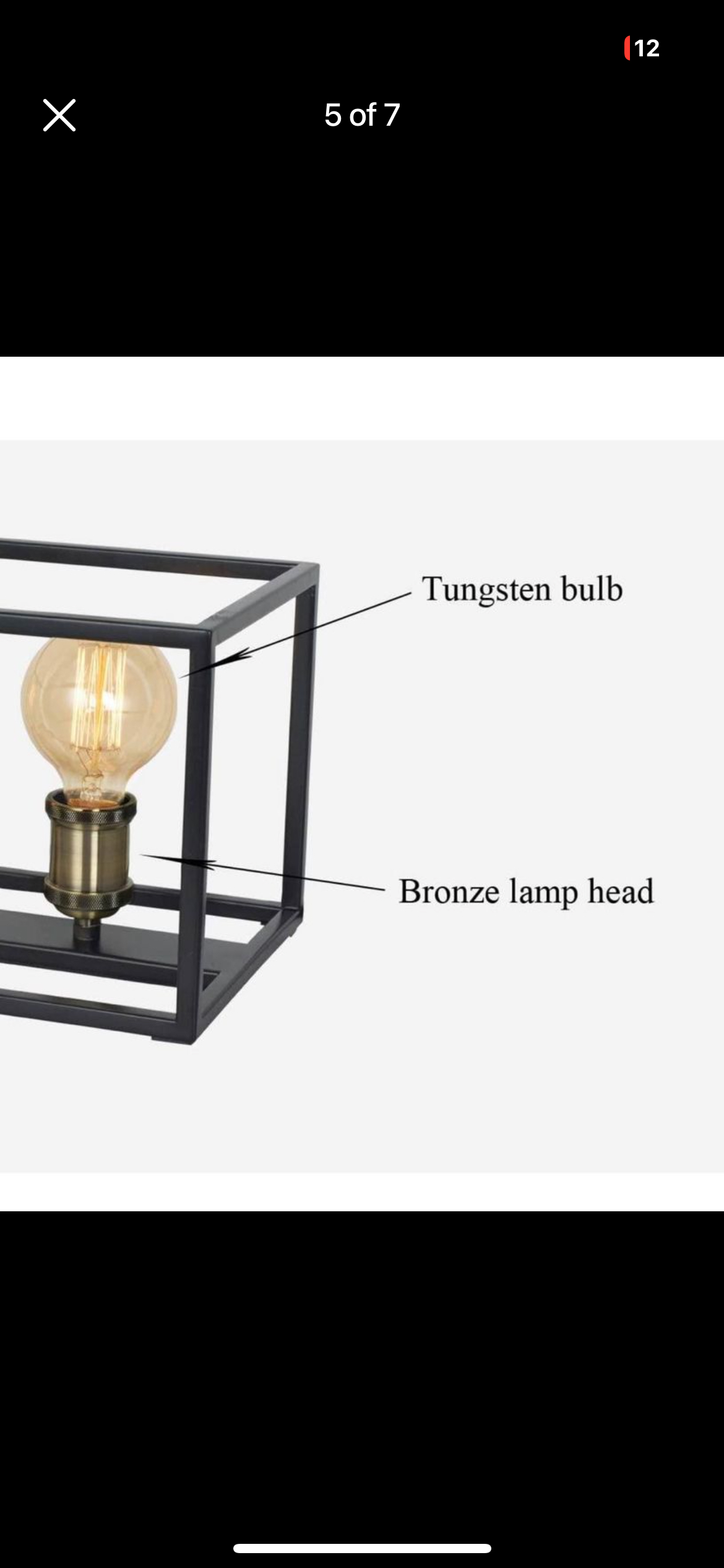 Table Lamp With Bulb - photo 5