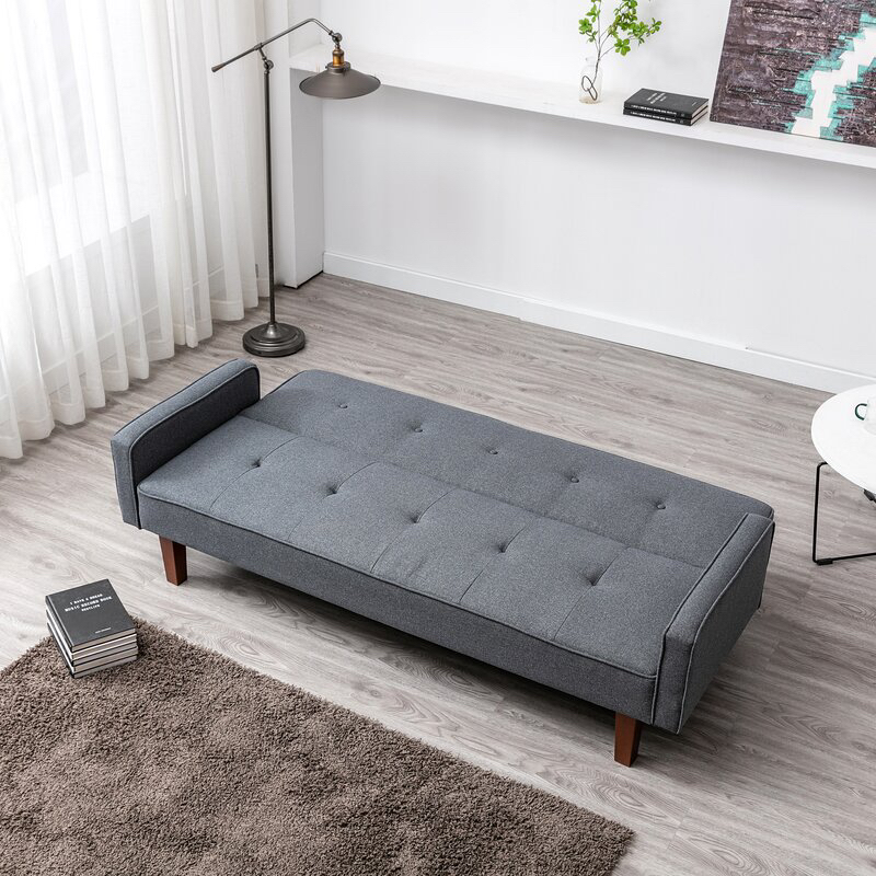 Gray sleeper sofa - photo 3