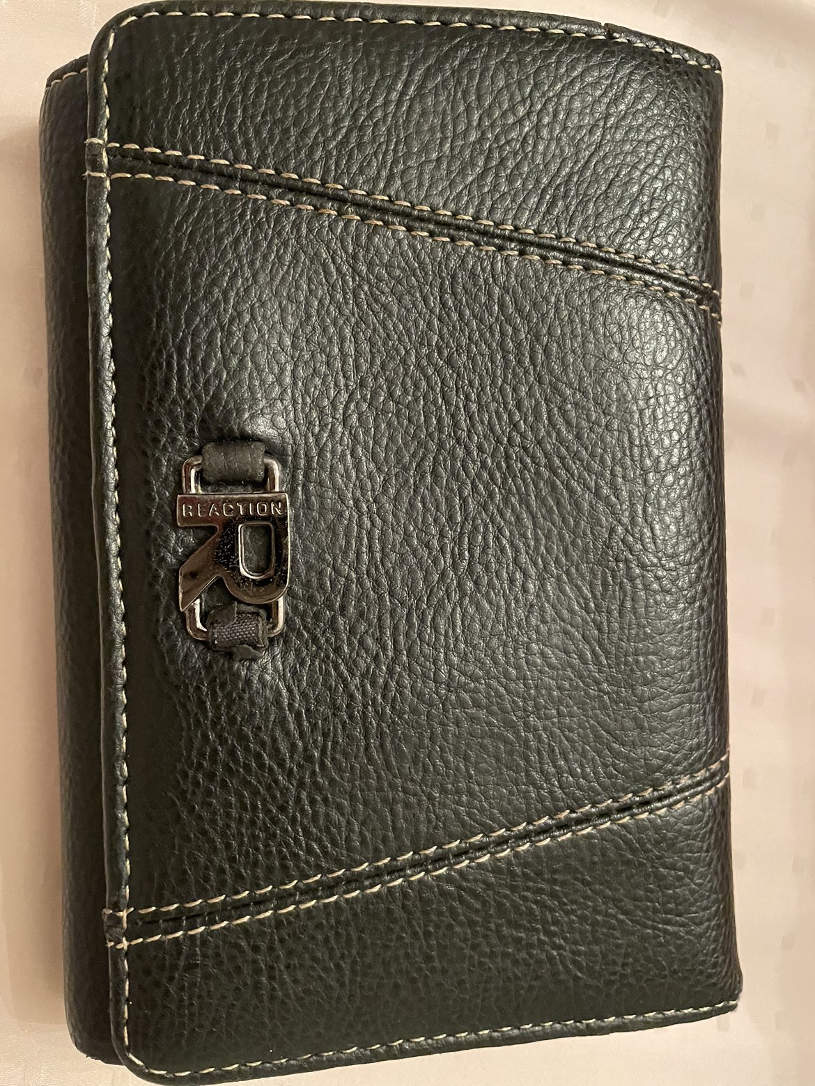 Black leather wallet
