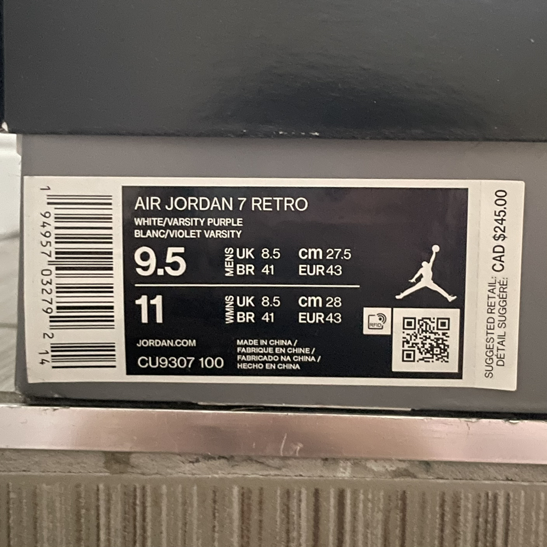 Air Jordan 7 Retro (9.5) - photo 3