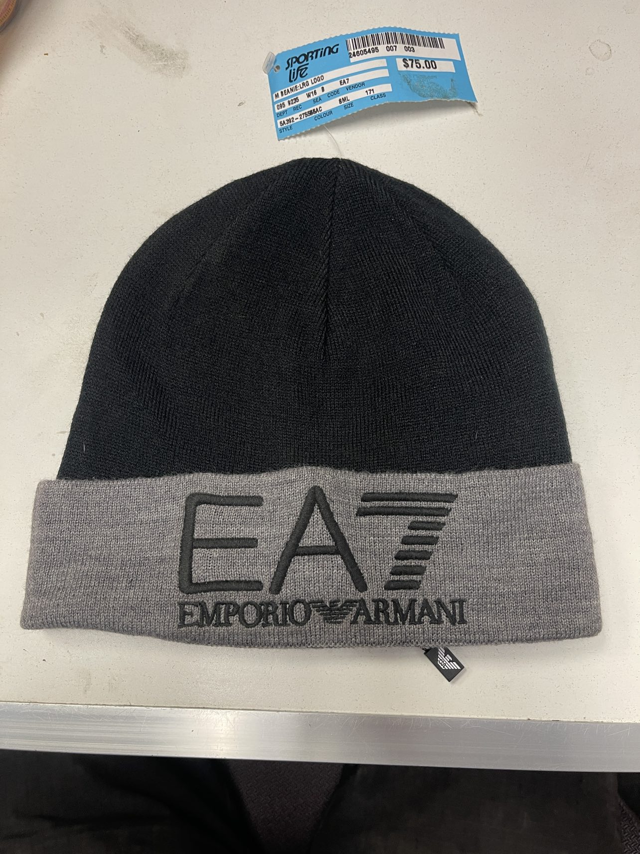 genuine Emporio Armani EA7 beanie brand new with tags