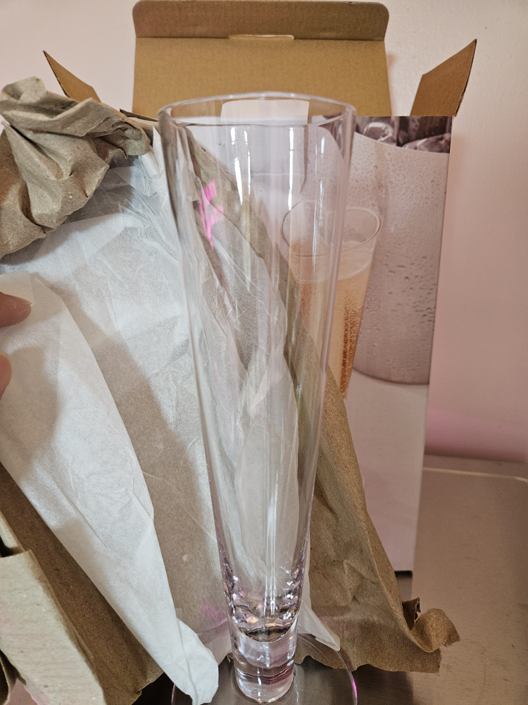 new in box heart champagne flutes - photo 3