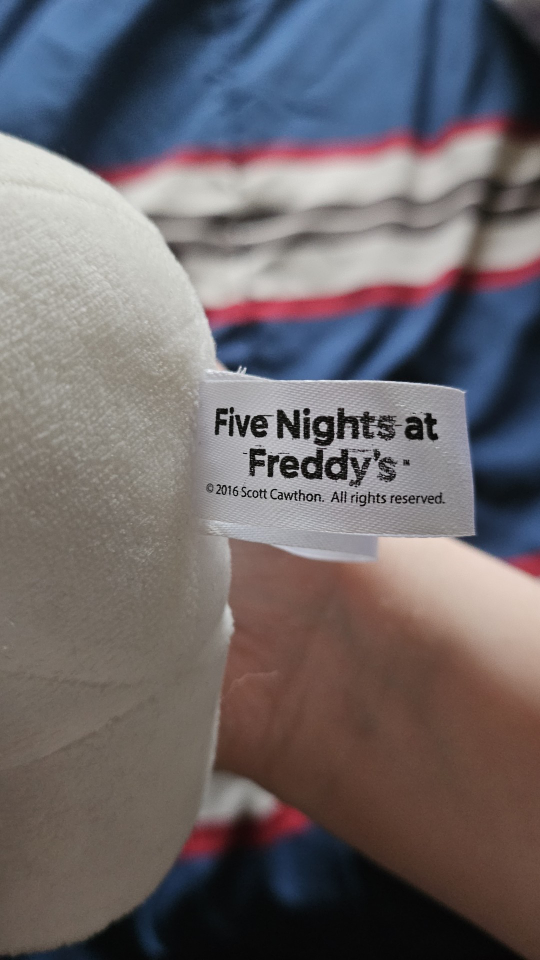 Foxy FNAF white plush - photo 3