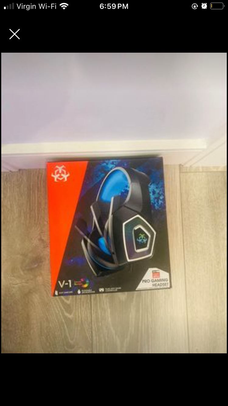 Gaming Headphones With RGB lighting and Microphone