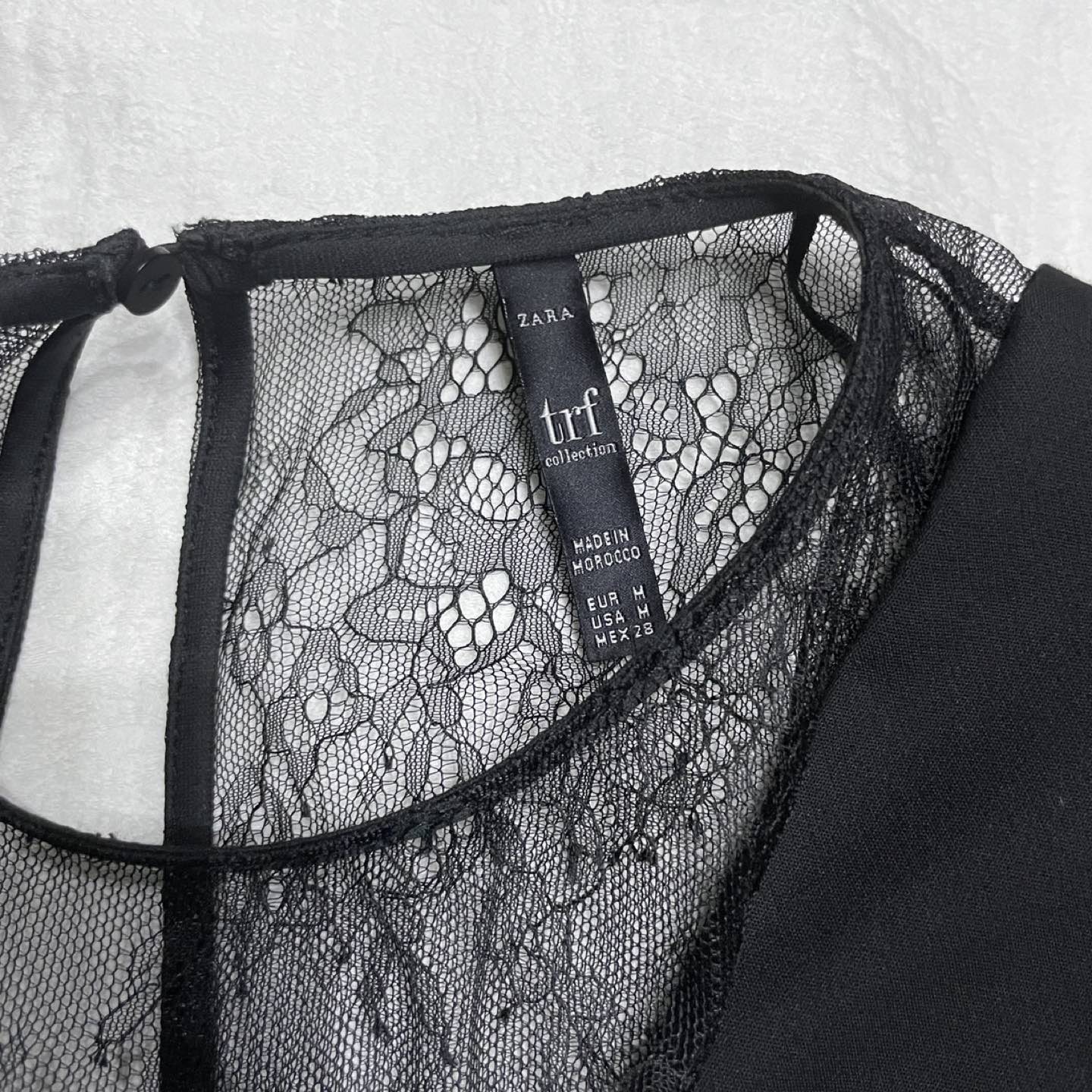 Zara Black Dress with Lace (Size M) image indicator(10)