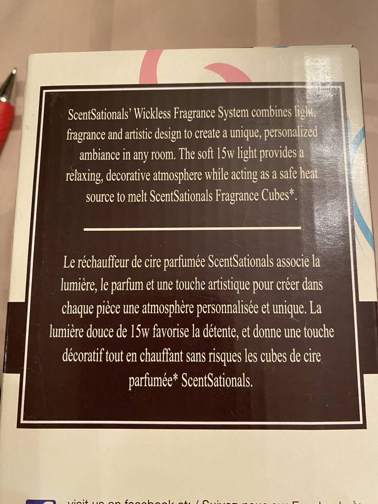 Candle stand/warmer image indicator(4)