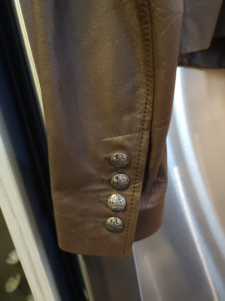 Danier Women's Genuine Leather Jacket  Size 2X Small image indicator(5)