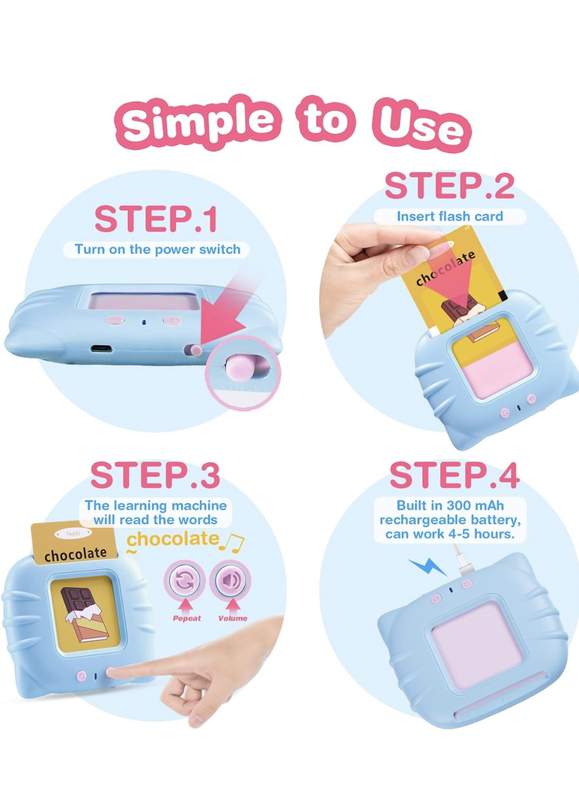 Toddler learning cards image indicator(2)