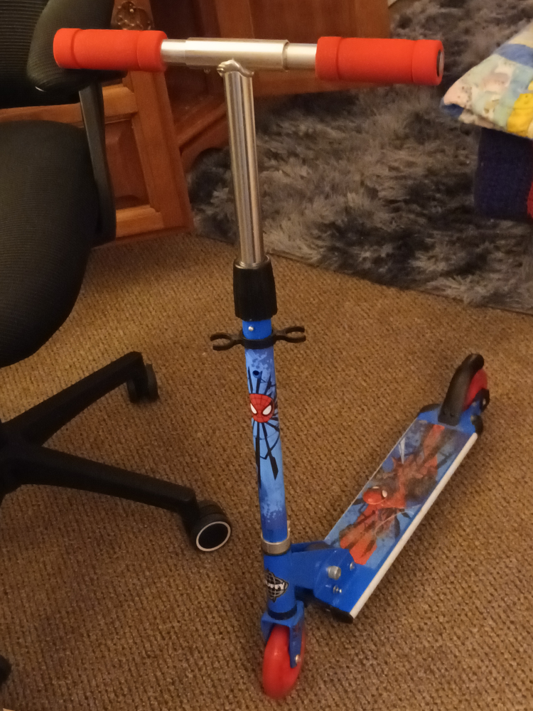 spiderman kids scooter