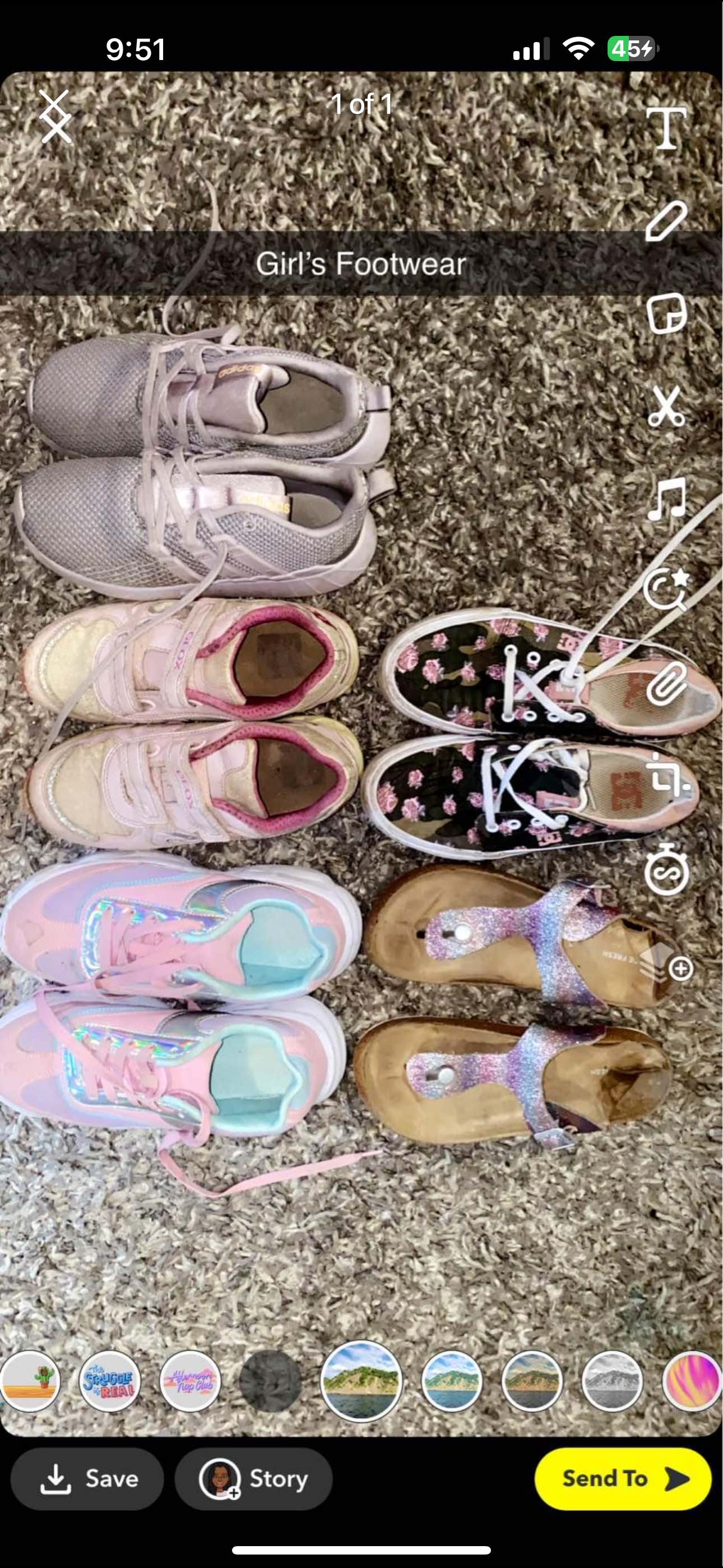 Kids Sneakers US 3 & US 4