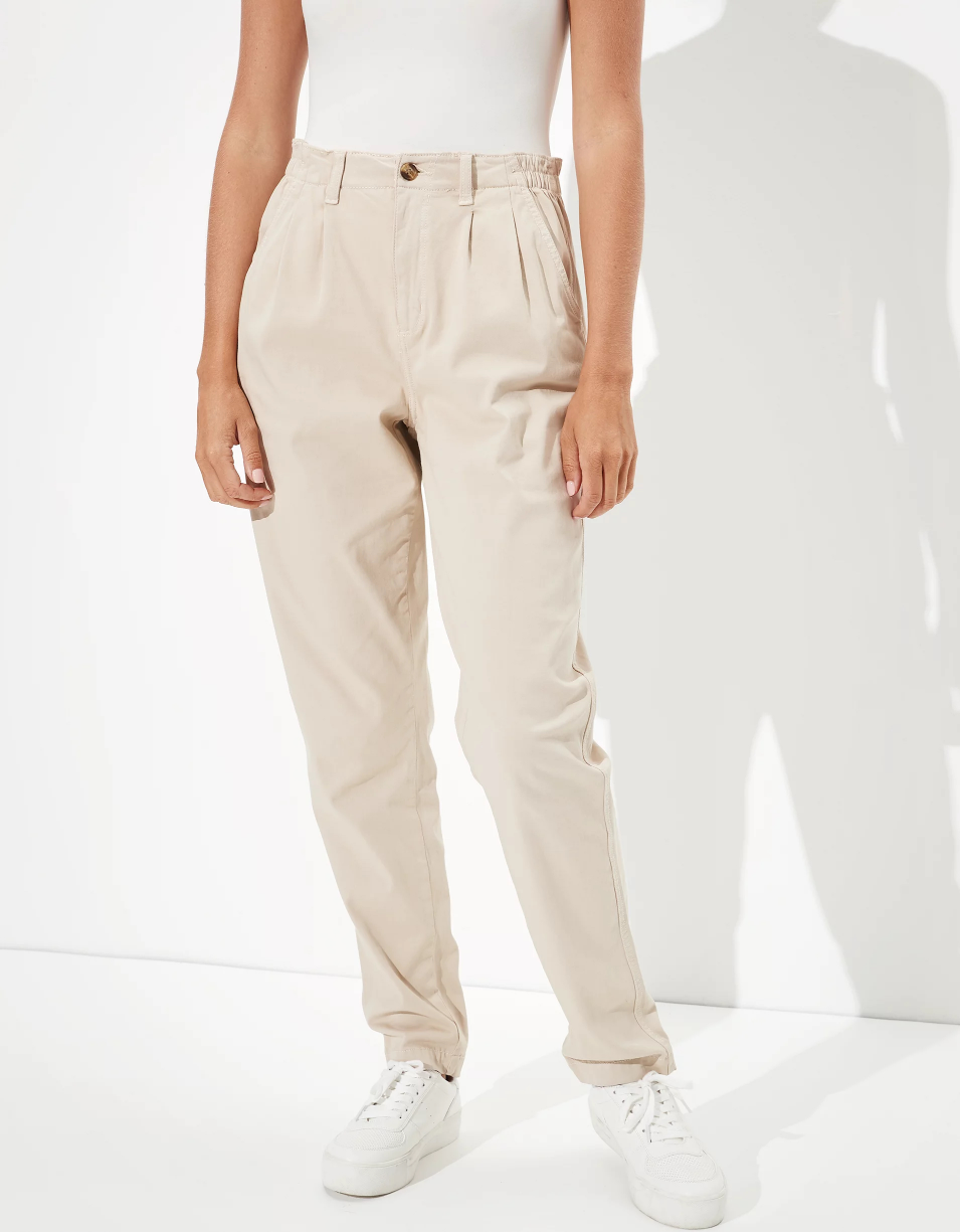 ae stretch mom pants in cream image indicator(3)