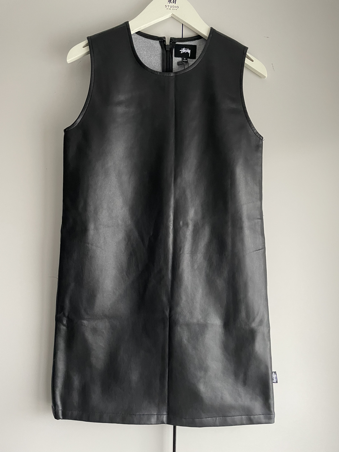 BNWT Stussy faux leather dress thumbnail